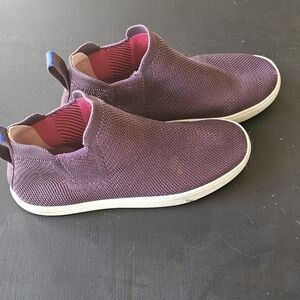 Rothy's Pink and Green Slip-On Shoes